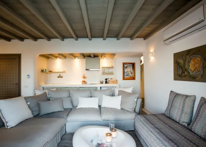 빌라 Amallini Mykonos 수퍼 파라다이스 비치