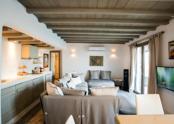 Вилла Amallini Mykonos Пляж Супер-Парадайз