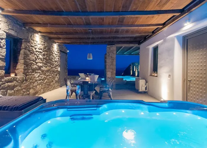 Amallini Mykonos וילה סופר פרדייז ביץ'